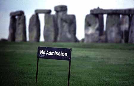 No Admission to Stonehenge