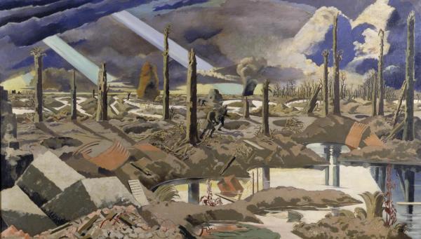 Menin Road, dipinto di Paul Nash, 1919
