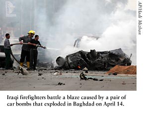 Baghdad blast 4-14-05