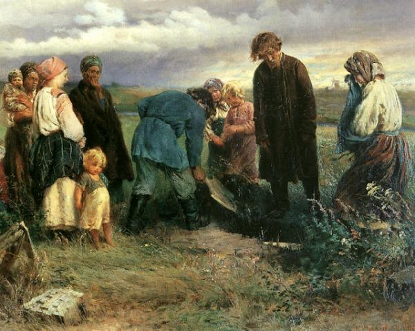 Enterrement de pauvre     Makovski – 1872
