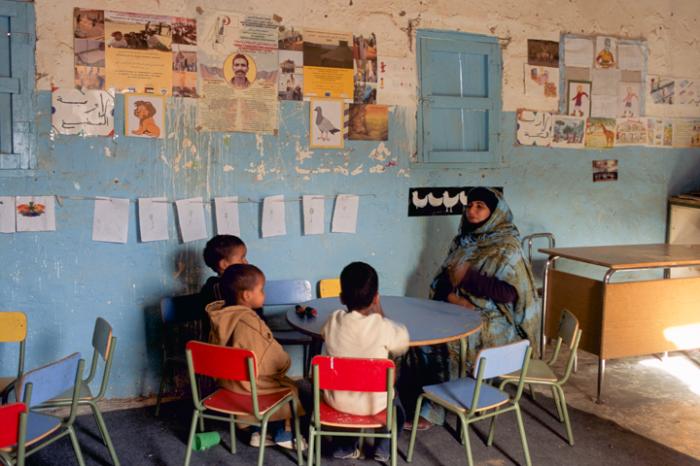 Profughi Saharawi – Scuola elementare di Auserd (Tindouf) Archivio Riccardo Gullotta
