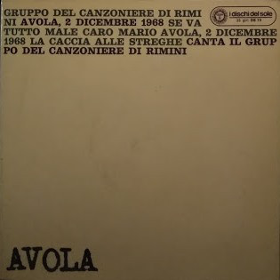 Gruppo Del Canzoniere Di Rimini Avola (1969, Vinyl)