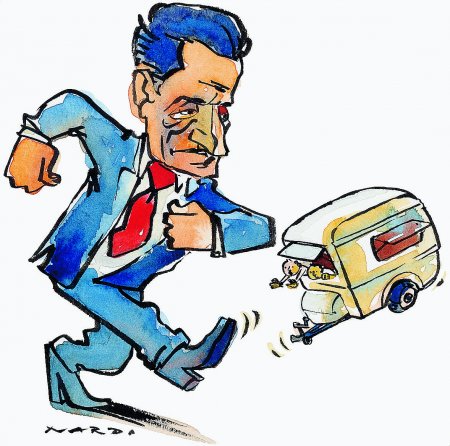 ‎Sarkozy ‎versus Gypsy (vignetta da “Il Fatto Quotidiano”)‎