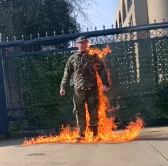 Self-immolation of Aaron Bushnell