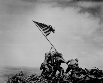 WW2 Iwo Jima flag raising