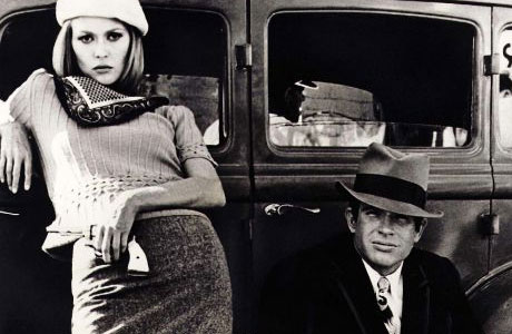 Bonnie and Clyde, Warren Beatty and Faye Dunaway.