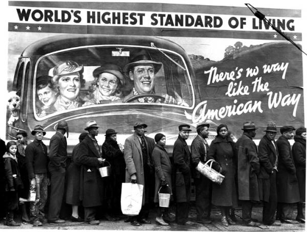 “At the time of the Louisville Flood”, fotografia di Margaret Bourke-White, Kentucky 1937