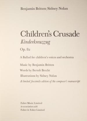 Children's Crusade, Op. 82 [Der Kinderkreuzzug]