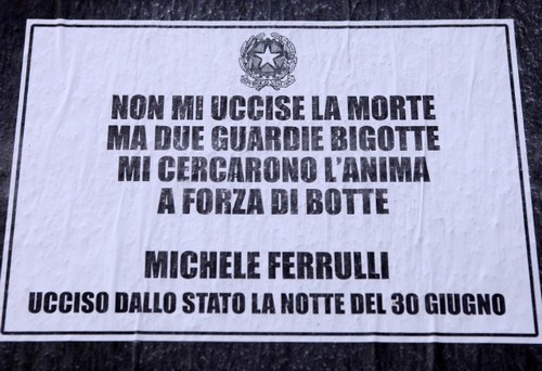 In morte di Michele Ferrulli