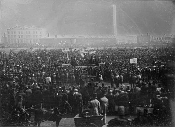 The Great Chartist Meeting on Kennington Common, London in 1848