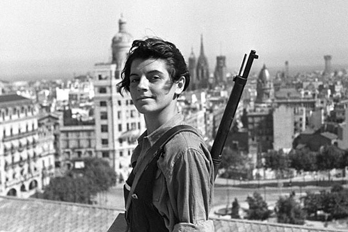 ¡Ay Carmela! (Marina Jinesta, miliziana ‎repubblicana e militante della Juventud Comunista, Barcellona, 1936)‎