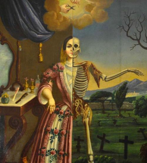 Tomás Mondragó -Alegoría de la muerte, 1856
