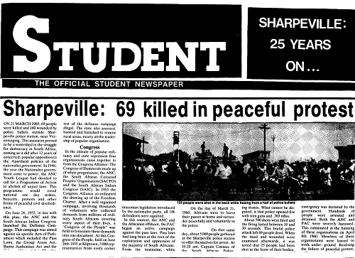 The Sharpsville Massacre