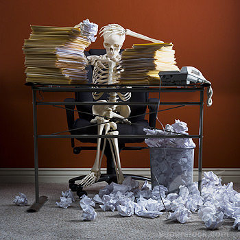 skeleton-at-desk
