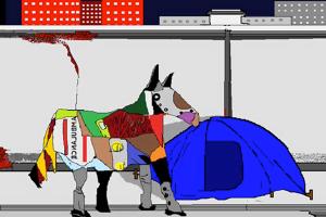 Marco cavallo e Sumud Flotilla