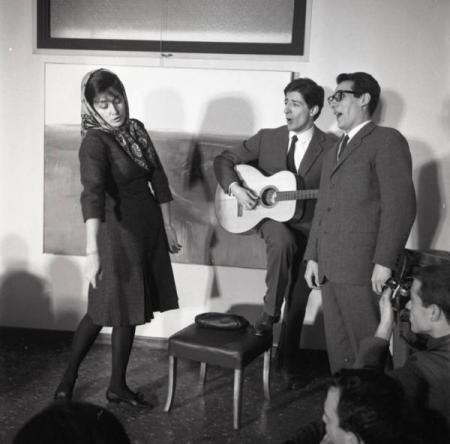 Maria Monti, Giorgio Gaber ed Enzo Jannacci nel 1963