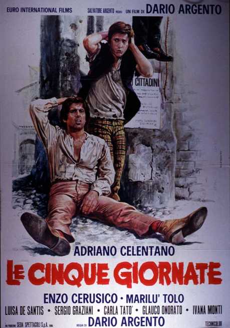 “Le cinque giornate”, diretto da Dario Argento nel 1973
