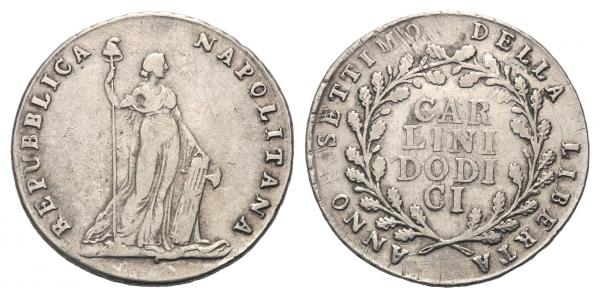 Repubblica Napoletana, 1799, 12 Carlini