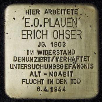 Pietra d'inciampo per Erich Ohser/e. o. plauen