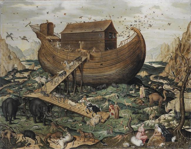 Ancient Noah's Ark on Mount Ararat