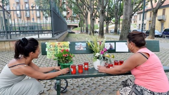 La panchina dove Andrea Soldi ha ricevuto il suo ultimo TSO