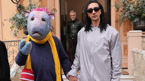 Ghali con l'alieno Rich_olino