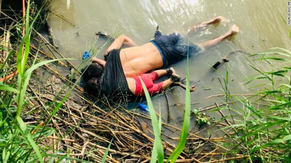 Giugno 2019: Padre e figlia migranti annegati nel fiume Rio Grande mentre cercavano di passare il confine tra Messico e Stati Uniti