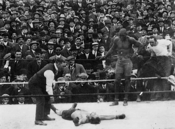 Jack Johnson vs Stanley Ketchel