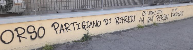 Orso partigiano di Rifredi. Chi non lotta ha già perso.