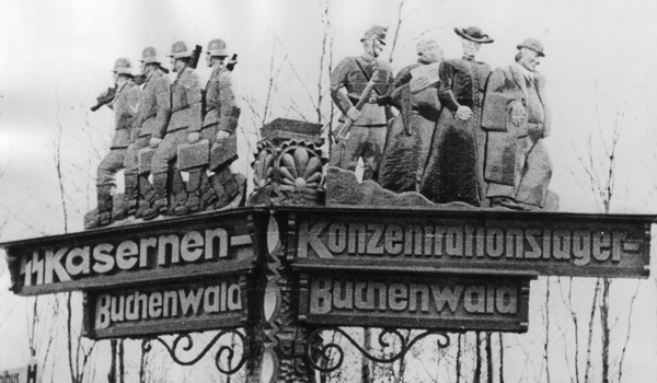 Segnaletica a Buchenwald 