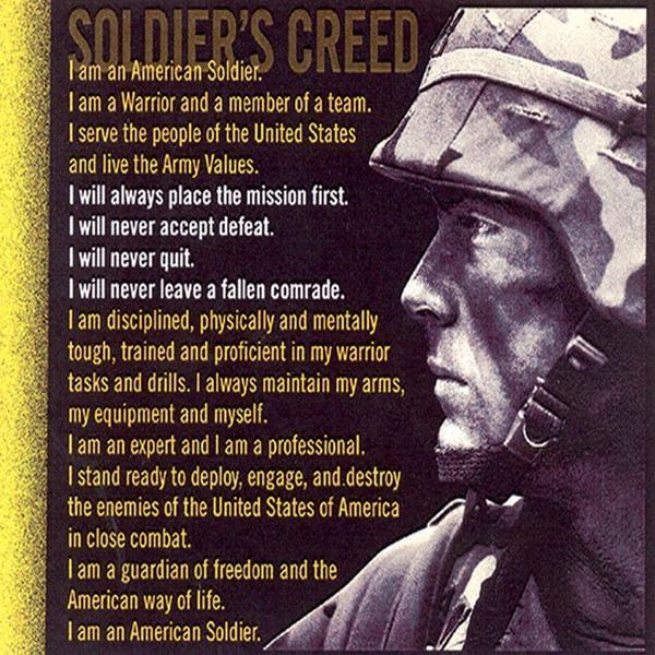 Never Surrender (a Soldier's Creed)