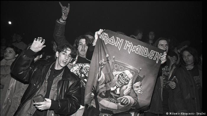 Fan degli Iron Maiden nella Sarajevo assediata