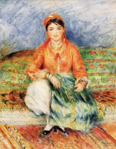 Jeune Fille algérienne,1881 Auguste Renoir       - Boston, Museum of Fine Arts