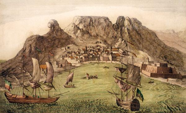 Cape Town, intorno al 1780