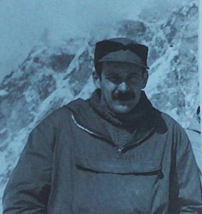 Cesare Corolli (Bianco), passo della Crenna, inverno 1944