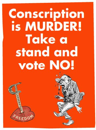 Conscription is Murder! 
