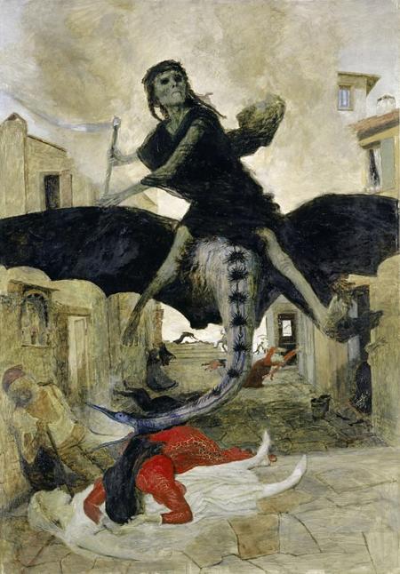  Arnold Böcklin - Die Pest 1898,  Basel Kunstmuseum