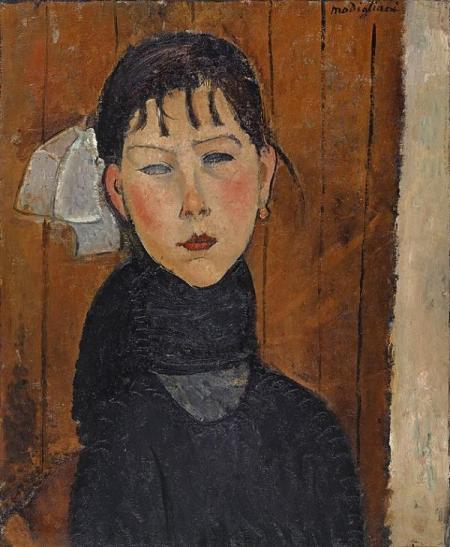  Amedeo Modigliani - Marie, fille du peuple , 1918 Basel Kunstmuseum *