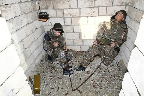  Wax mannequins of Armenian soldiers