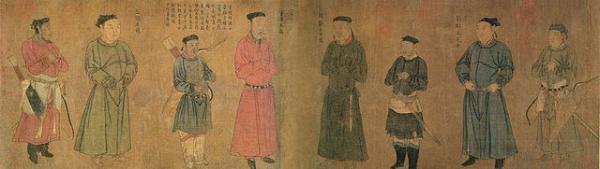  Liu Sung-nien 刘松年 Four Generals of Zhongxing*, 1214 d.C. Dinastia Song , Beijing National Museum Of China