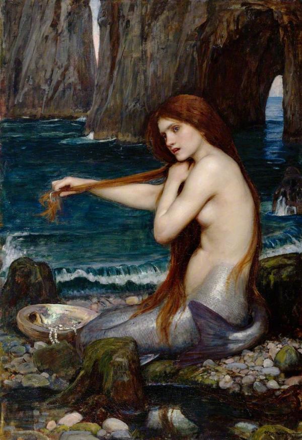 John William Waterhouse, "A Mermaid", 1900