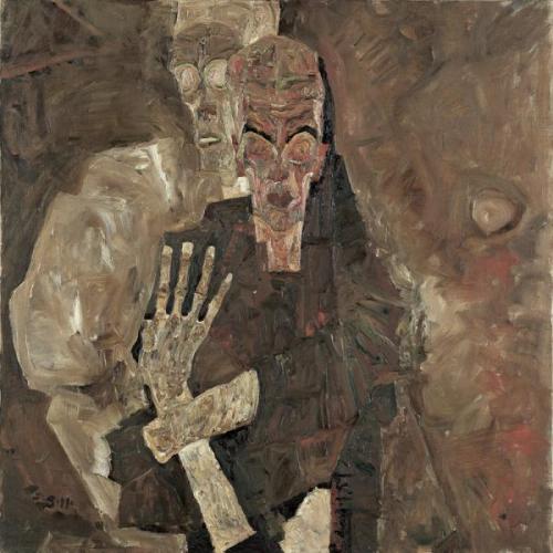  Die Selbstseher  II (Tod und Mann) , 1911   Egon Schiele Wien, Leopold Museum 