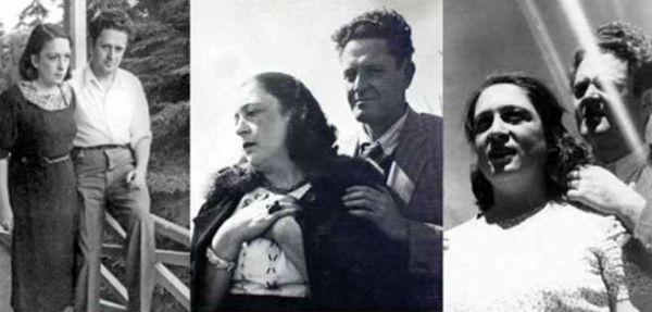 Nâzım Hikmet con la moglie Piraye