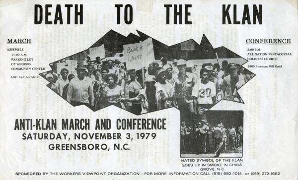 Death to Klan, Greensboro, 1979