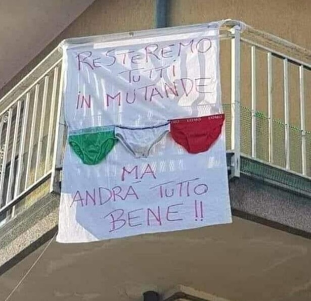 Resteremo tutti in mutande