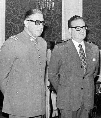 Subra sa losa de Salvador Allende