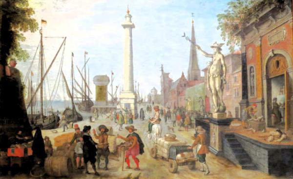 Le port d'Anvers - Sébastien Vrancx