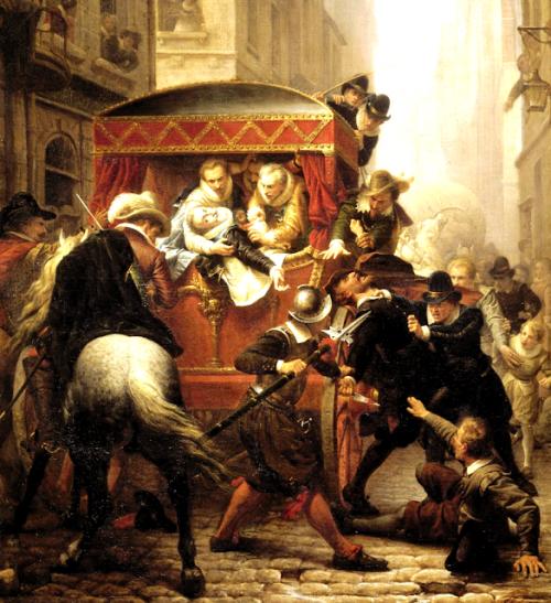  L'Assassinat d'Henri IV de Charles-Gustave Housez - 1859.