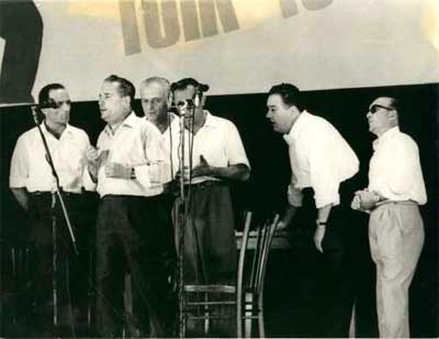 La Brigata Pretolana al Folk Festival di Torino nel 1966
