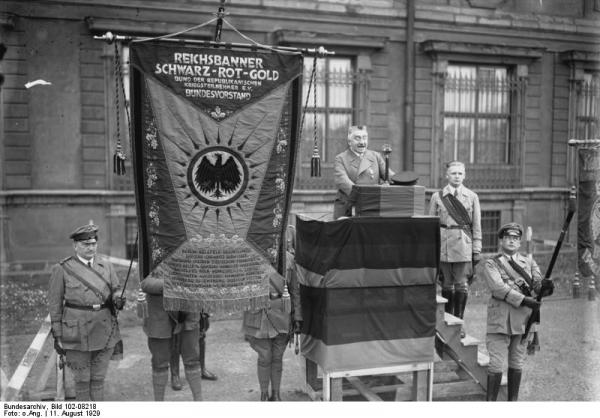 Meeting del Reichsbanner Schwarz-Rot-Gold, 1929